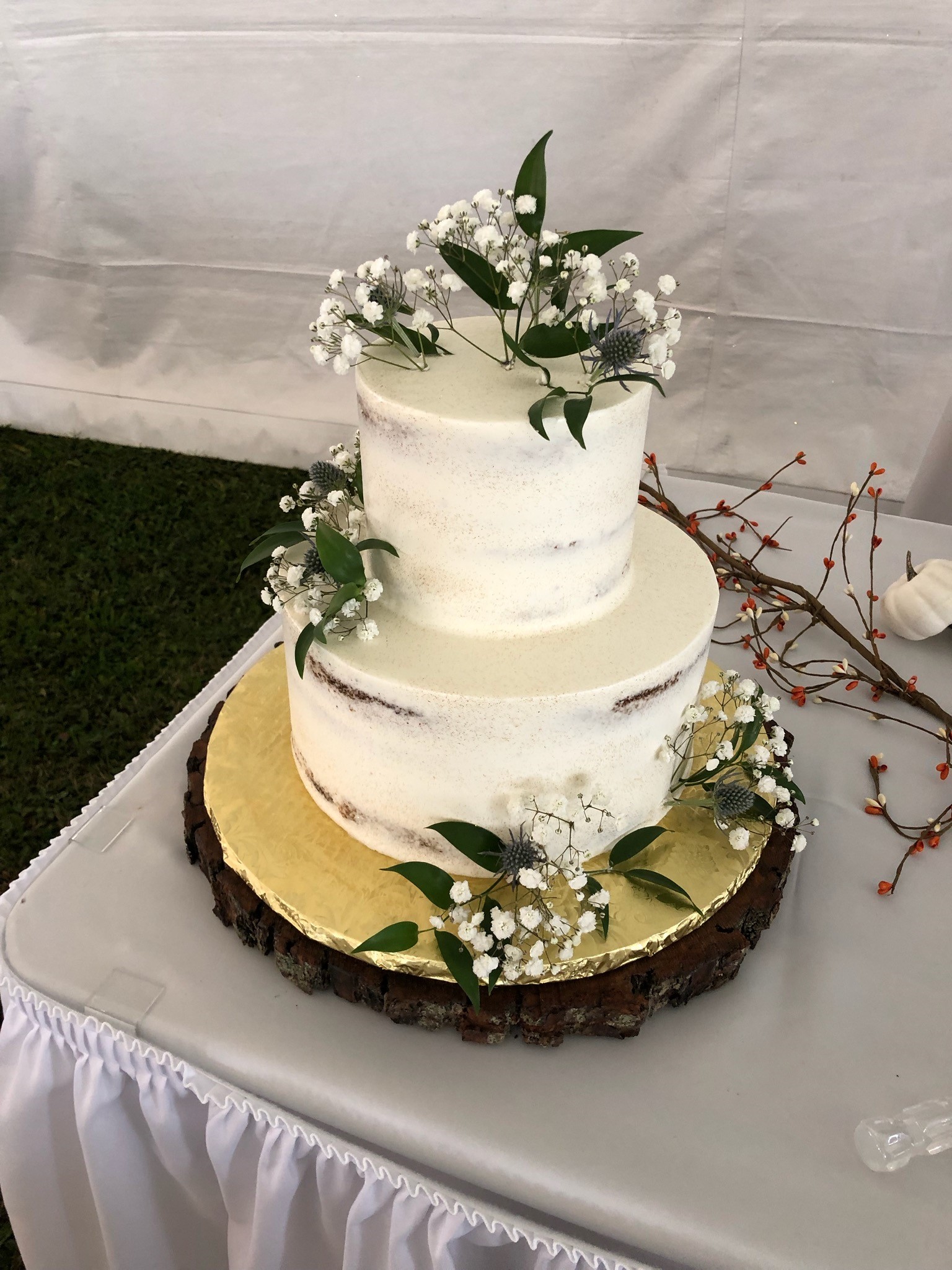 https://www.christinescakesandpastries.com/wp-content/uploads/2-Tier-Naked-cake-with-flower-accent.jpg