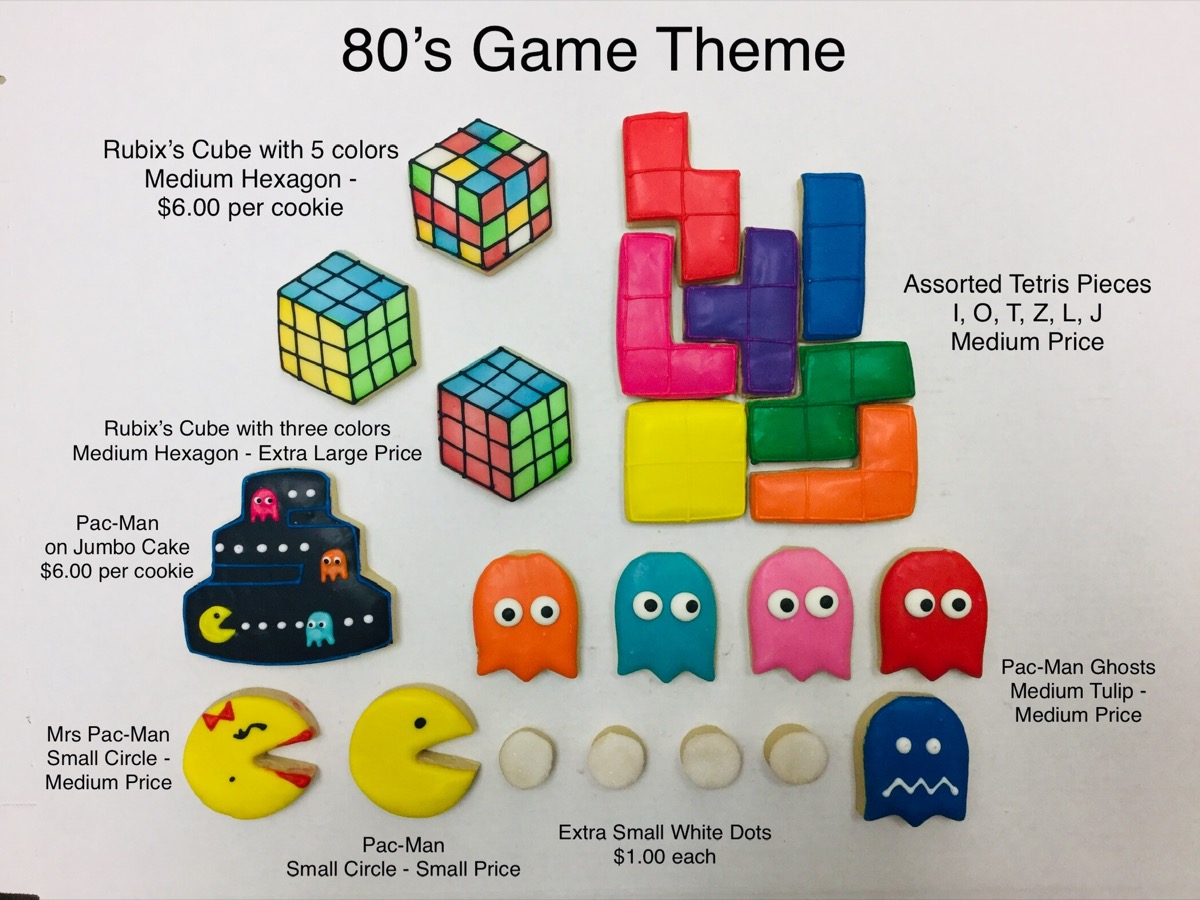 Christine's Cakes & Pastries - 80_s Game Theme(all sizes)