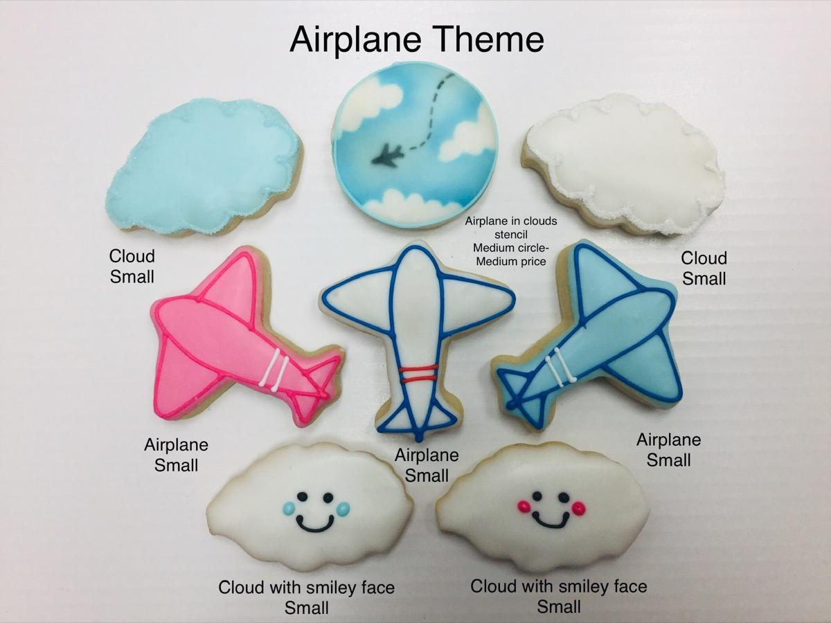 Christine's Cakes & Pastries - Airplane Theme(all sizes)