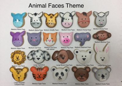 Christine's Cakes & Pastries - Animal Faces Theme(all sizes)