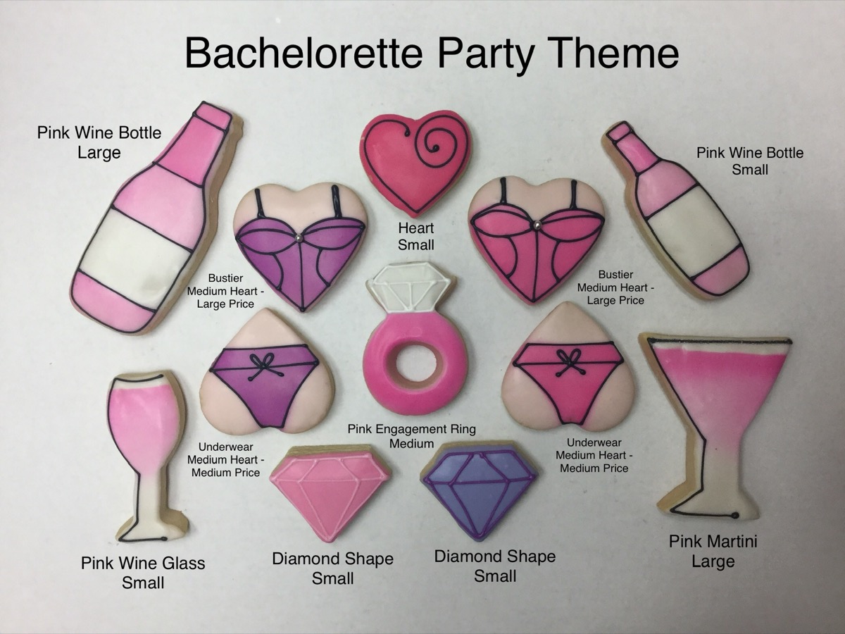 Christine's Cakes & Pastries - Bachelorette Theme(all sizes)