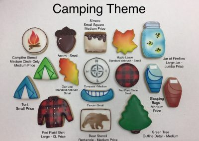Christine's Cakes & Pastries - Camping Theme(all sizes)