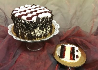 Christine's Cakes & Pastries - Chocolate Cake _ Cheesecake with Raspberry Fruit