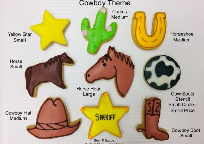 Christine's Cakes & Pastries - Cowboy Theme(all sizes)