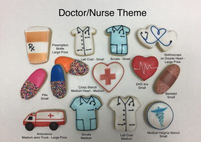 Christine's Cakes & Pastries - Doctor_Nurse Theme(all sizes)