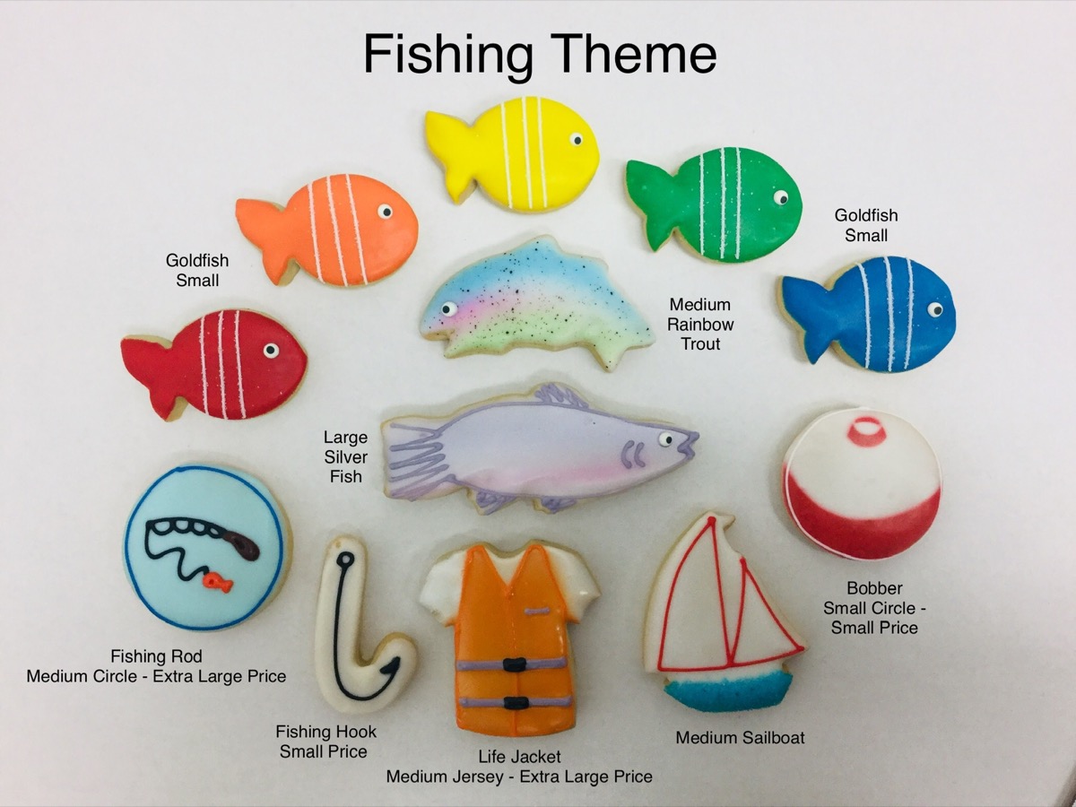 Christine's Cakes & Pastries - Fishing Theme(all sizes)