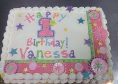 Christine's Cakes & Pastries - Happy 1st Birthday (Girl)