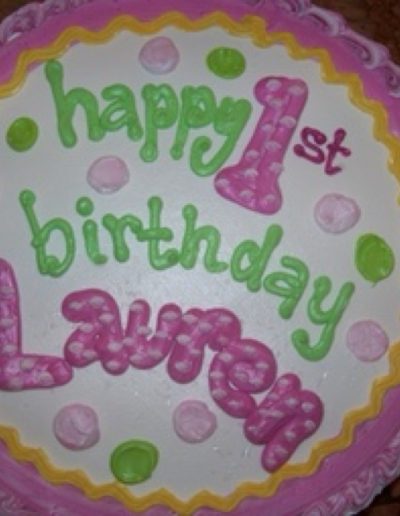 Christine's Cakes & Pastries - Happy 1st Birthday (Girl)#2