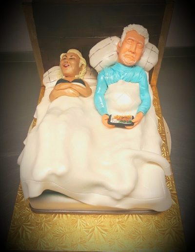 Christine's Cakes & Pastries - Man _ Women sleeping in bed