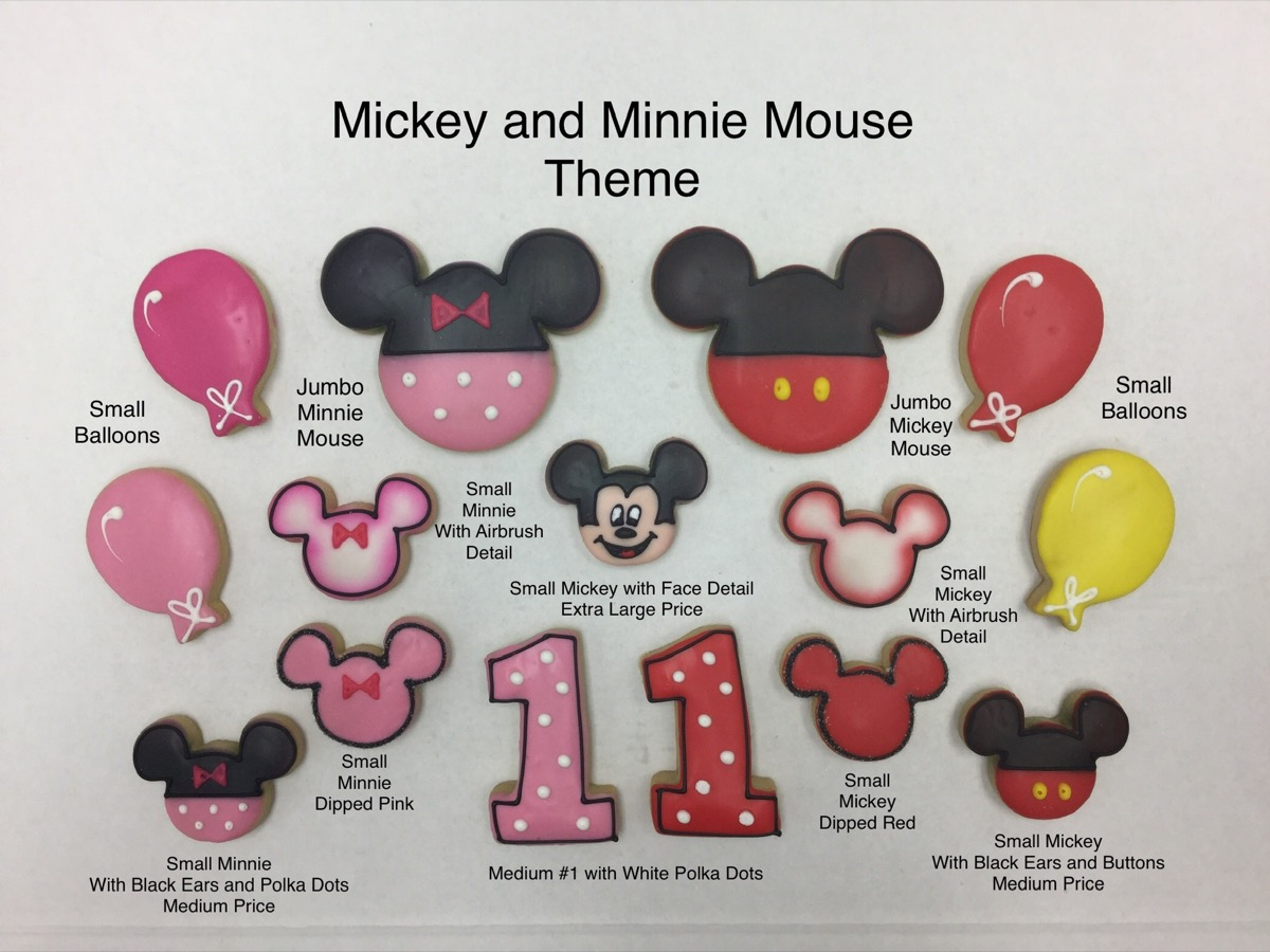 Christine's Cakes & Pastries - Mickey and Minne Mouse Theme(all sizes)
