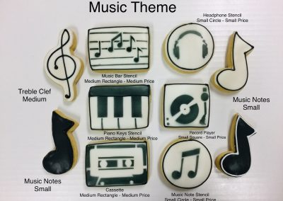 Christine's Cakes & Pastries - Music Theme(all sizes)