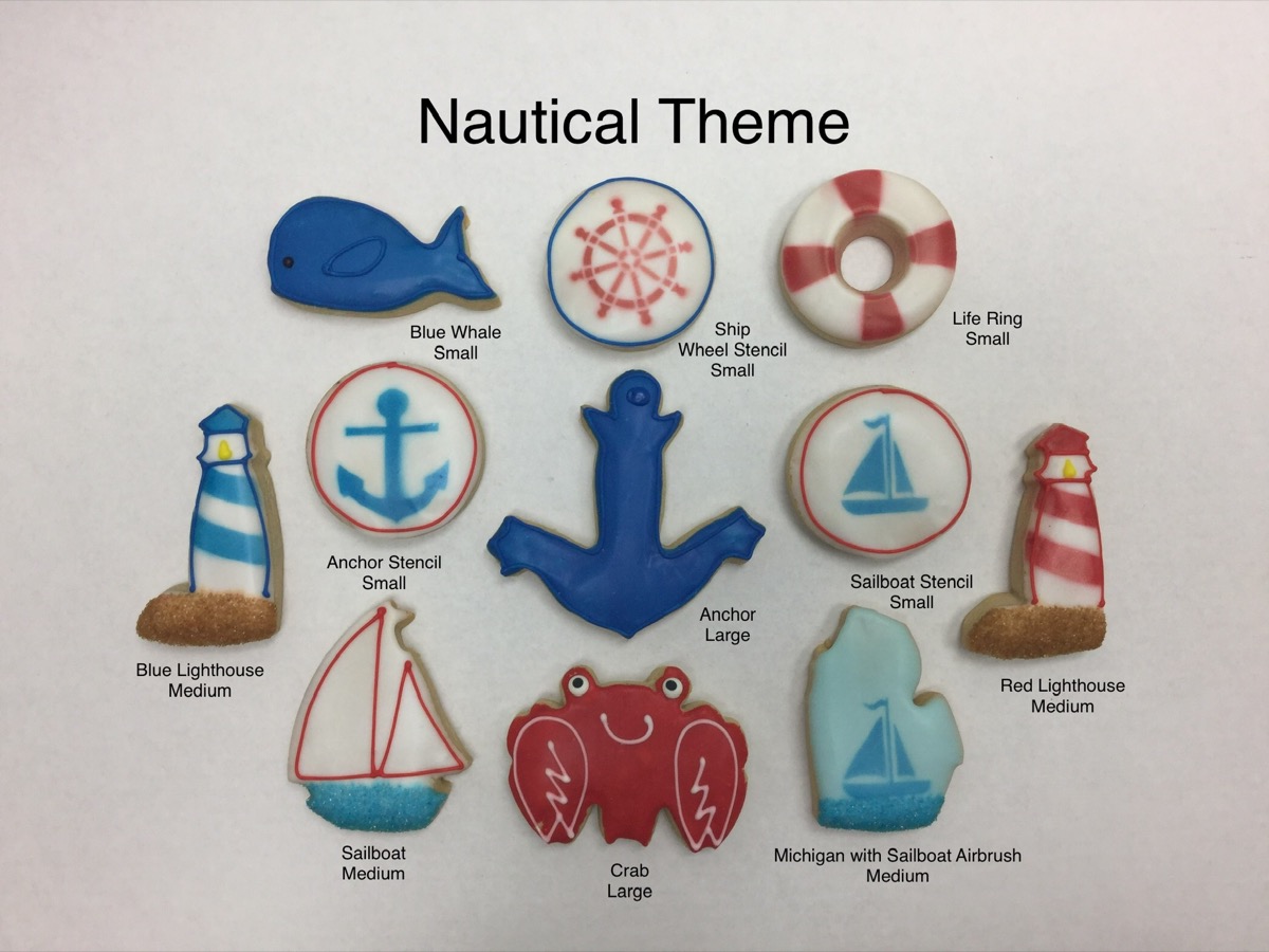 Christine's Cakes & Pastries - Nautical Theme(all sizes)