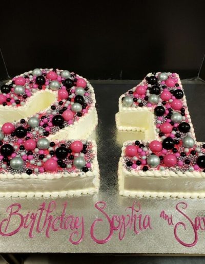 Christine's Cakes & Pastries - Number 21 Cake