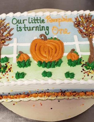 Christine's Cakes & Pastries - Our Little Pumpkin in Turning 1