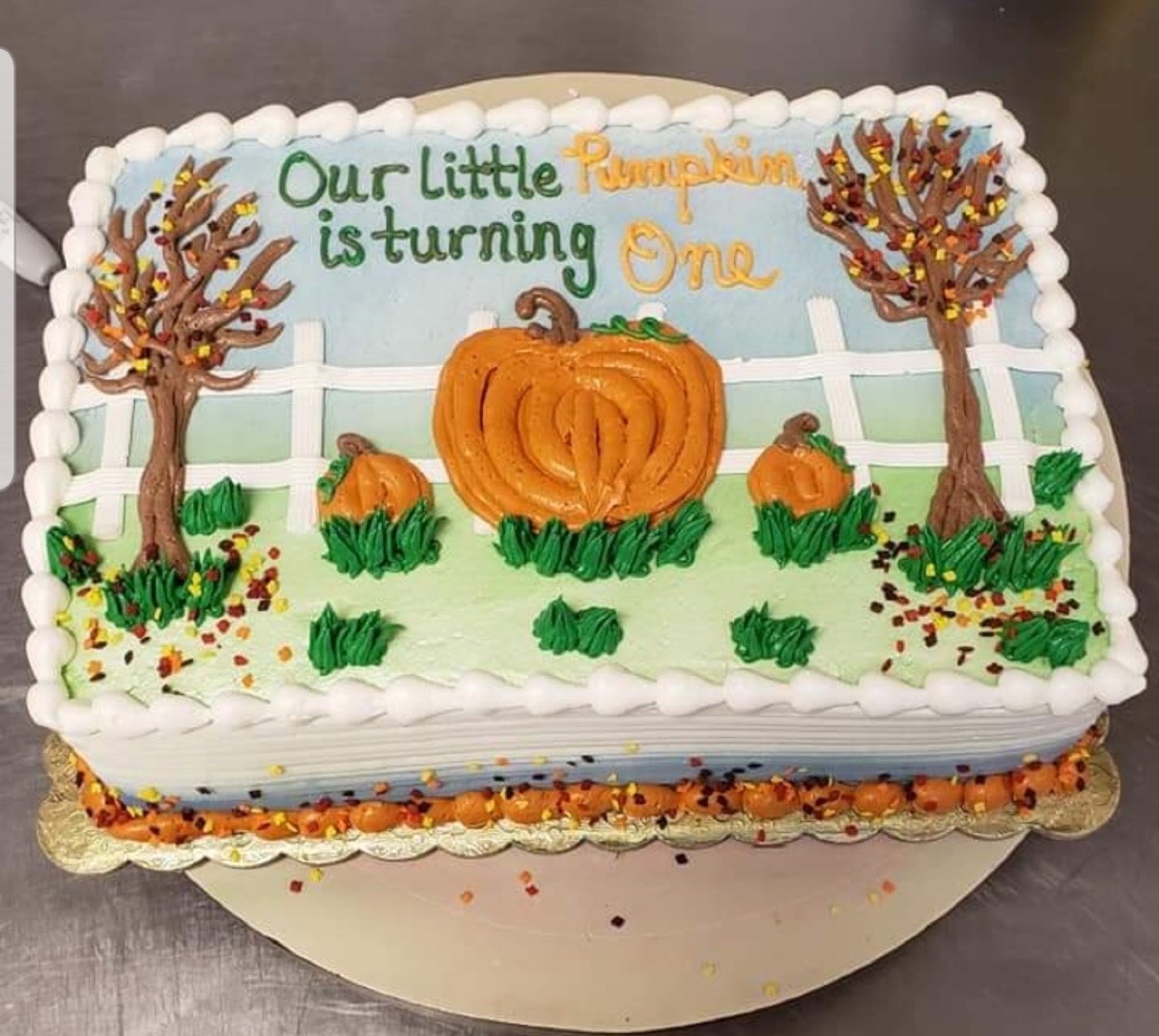 Christine's Cakes & Pastries - Our Little Pumpkin in Turning 1