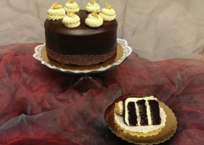 Christine's Cakes & Pastries - Peanut Butter Poured Chocolate cake
