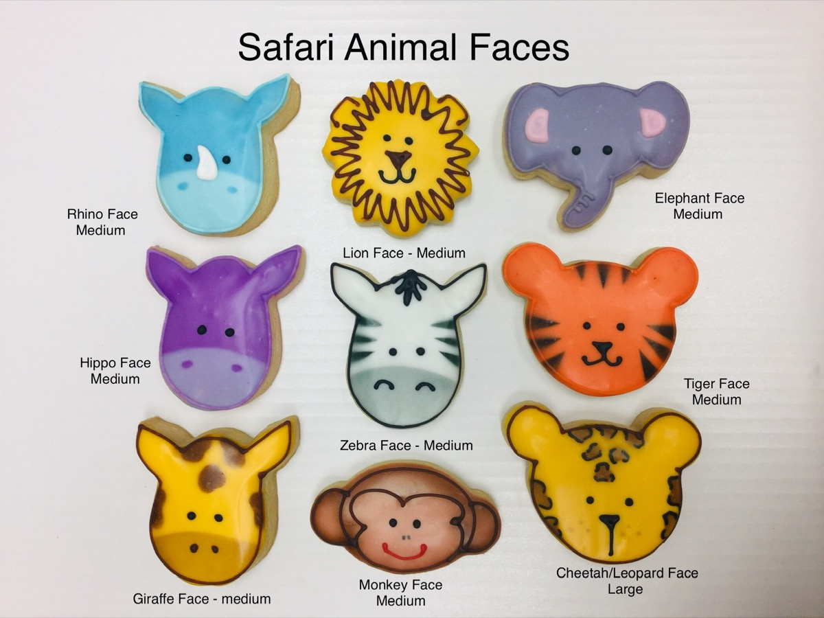 Christine's Cakes & Pastries - Safari Animal Theme(all sizes)