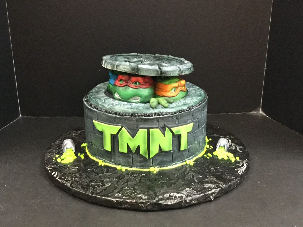 Christine's Cakes & Pastries - TMNT in sewer