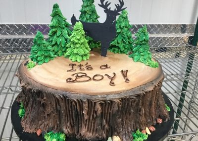 Christine's Cakes & Pastries - Tree stump (Its a boy)