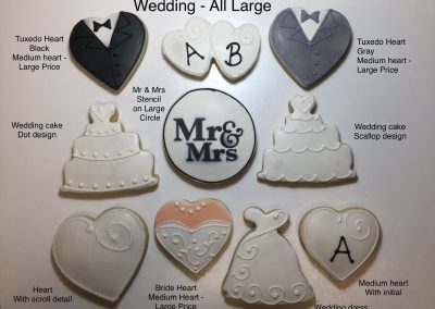 Christine's Cakes & Pastries - Wedding Large Butter Cookies