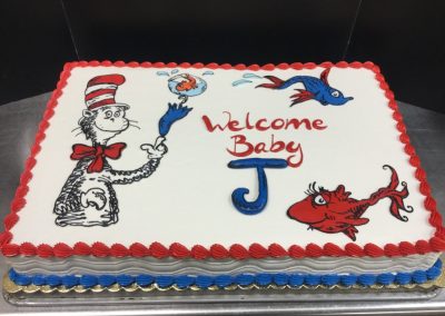 Christine's Cakes & Pastries - Welcome Baby (Dr Seuss)