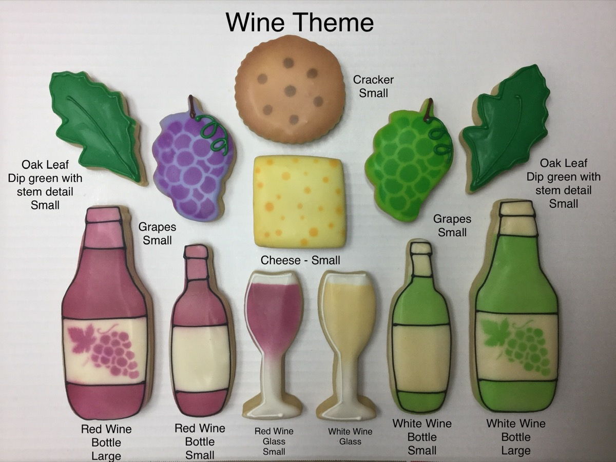Christine's Cakes & Pastries - Wine Theme(all sizes)