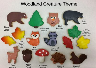 Christine's Cakes & Pastries - Woodland Creatures Theme(all sizes)