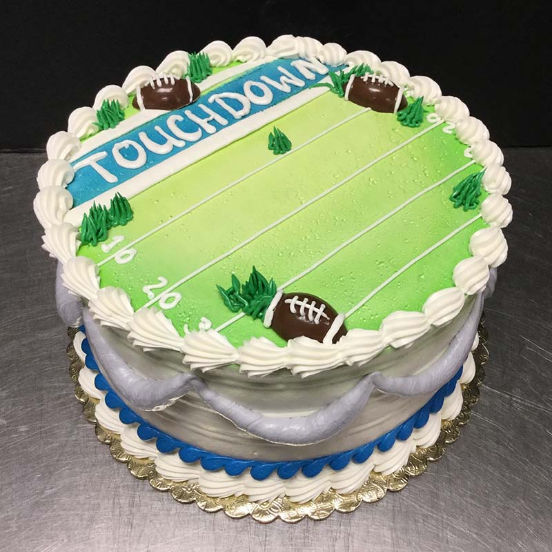 Buttercream Football Field Cake Buttercream Football Field Cake