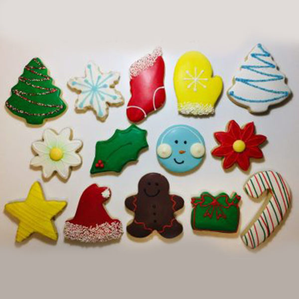 Christine's Cakes & Pastries - Winter Butter Cookies - Medium