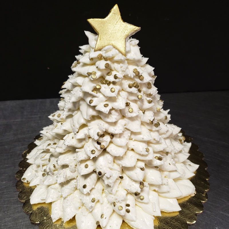 Christine's Cakes & Pastries - Mini Christmas Tree (White)