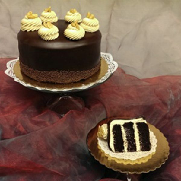 Christine's Cakes & Pastries - Peanut Butter Poured Chocolate Cake