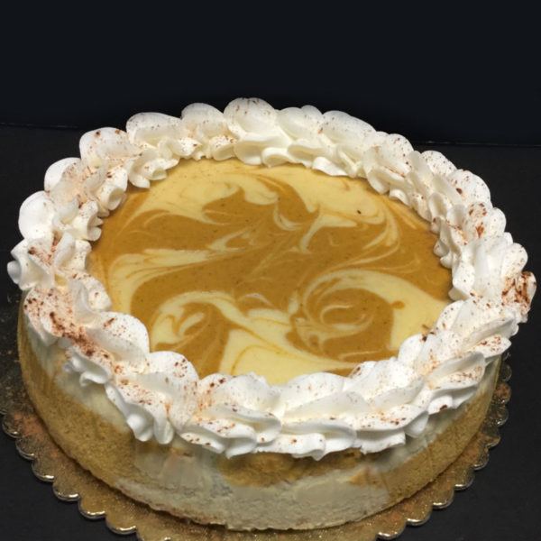 Christine's Cakes & Pastries - Pumpkin Swirl Cheesecake