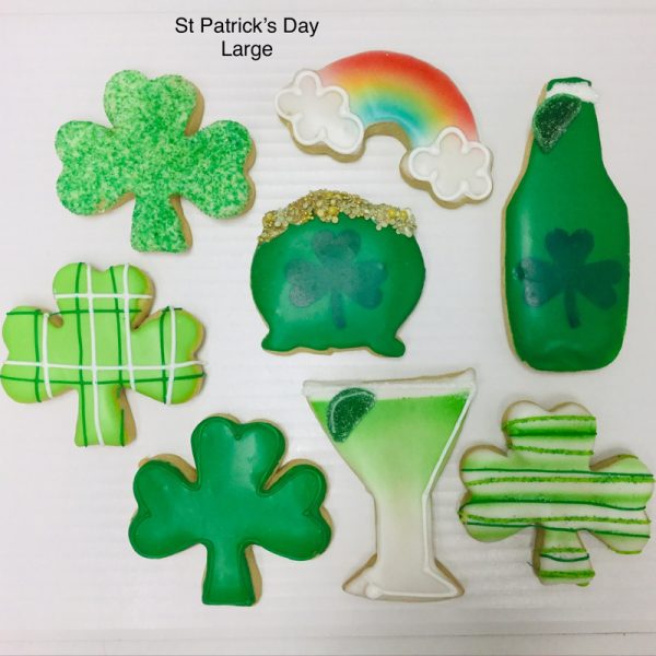 Christine's Cakes & Pastries - St. Patrick's Day Large Butter Cookies
