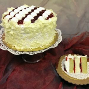 Christine's Cakes & Pastries - Yellow Cake Cheesecake Strawberry Torte