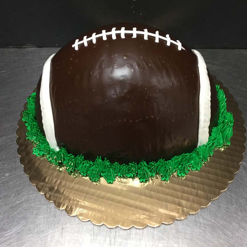 Super Bowl Poured Chocolate Football Cake Super Bowl Poured Chocolate Football Cake